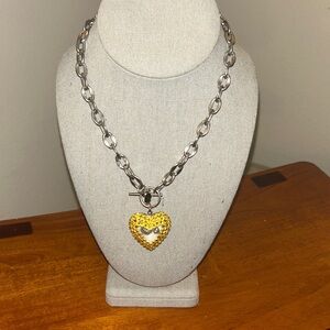 Tarina Tarantino vintage BIG LOVE 
Necklace